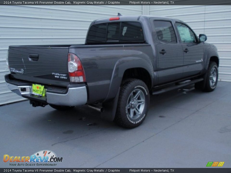 2014 Toyota Tacoma V6 Prerunner Double Cab Magnetic Gray Metallic / Graphite Photo #4
