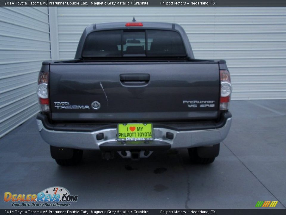 2014 Toyota Tacoma V6 Prerunner Double Cab Magnetic Gray Metallic / Graphite Photo #5