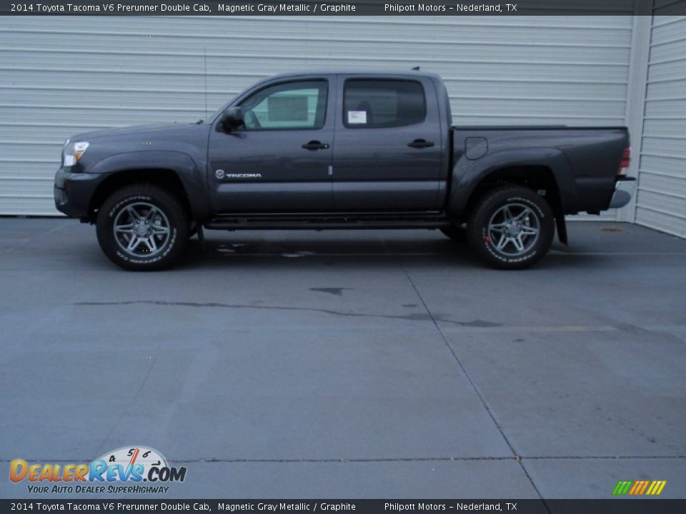 2014 Toyota Tacoma V6 Prerunner Double Cab Magnetic Gray Metallic / Graphite Photo #6