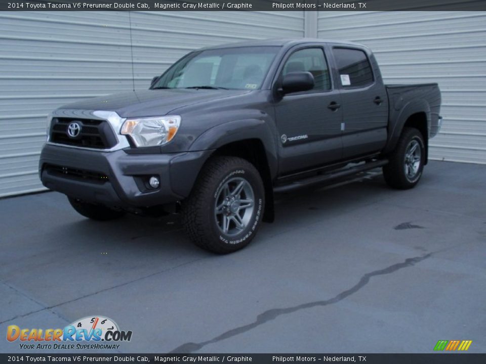 2014 Toyota Tacoma V6 Prerunner Double Cab Magnetic Gray Metallic / Graphite Photo #7