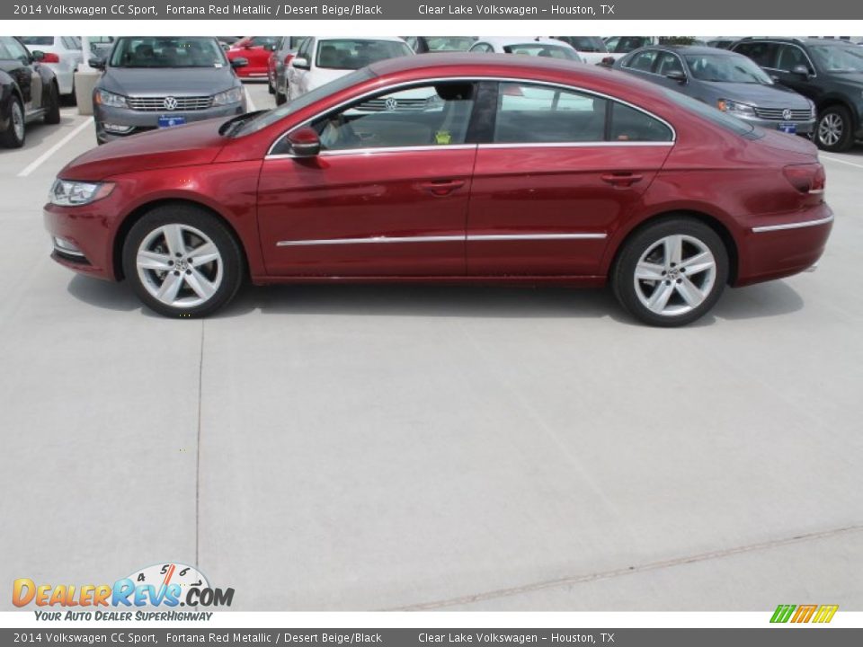 Fortana Red Metallic 2014 Volkswagen CC Sport Photo #4