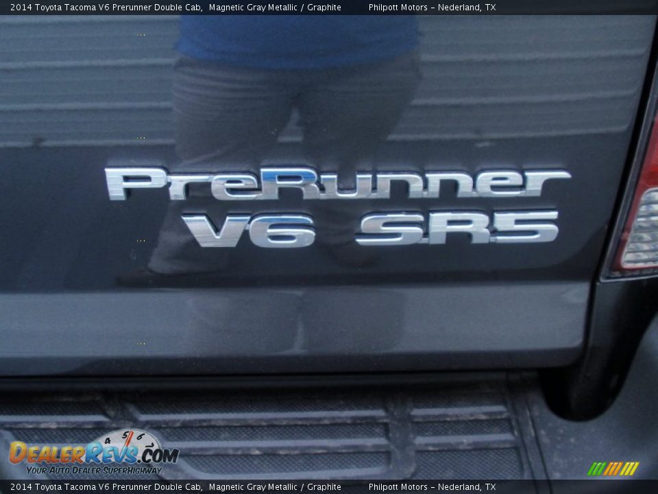2014 Toyota Tacoma V6 Prerunner Double Cab Magnetic Gray Metallic / Graphite Photo #17