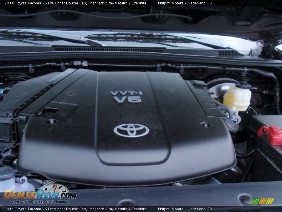 2014 Toyota Tacoma V6 Prerunner Double Cab Magnetic Gray Metallic / Graphite Photo #18