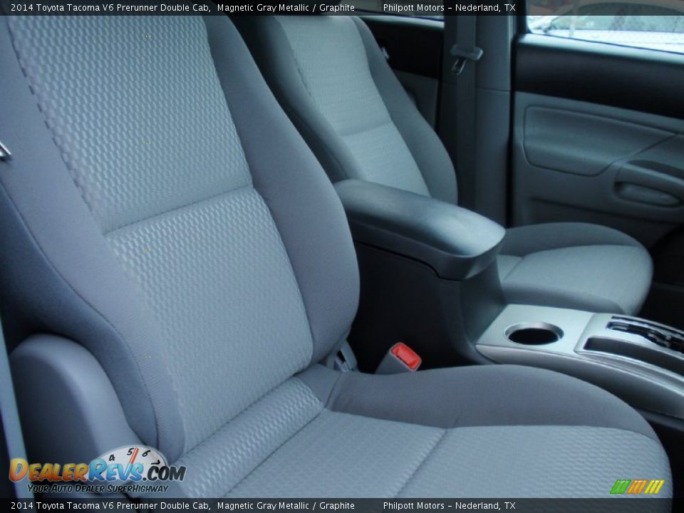 2014 Toyota Tacoma V6 Prerunner Double Cab Magnetic Gray Metallic / Graphite Photo #21