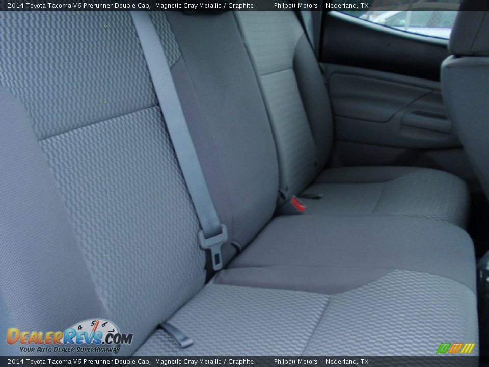 2014 Toyota Tacoma V6 Prerunner Double Cab Magnetic Gray Metallic / Graphite Photo #23