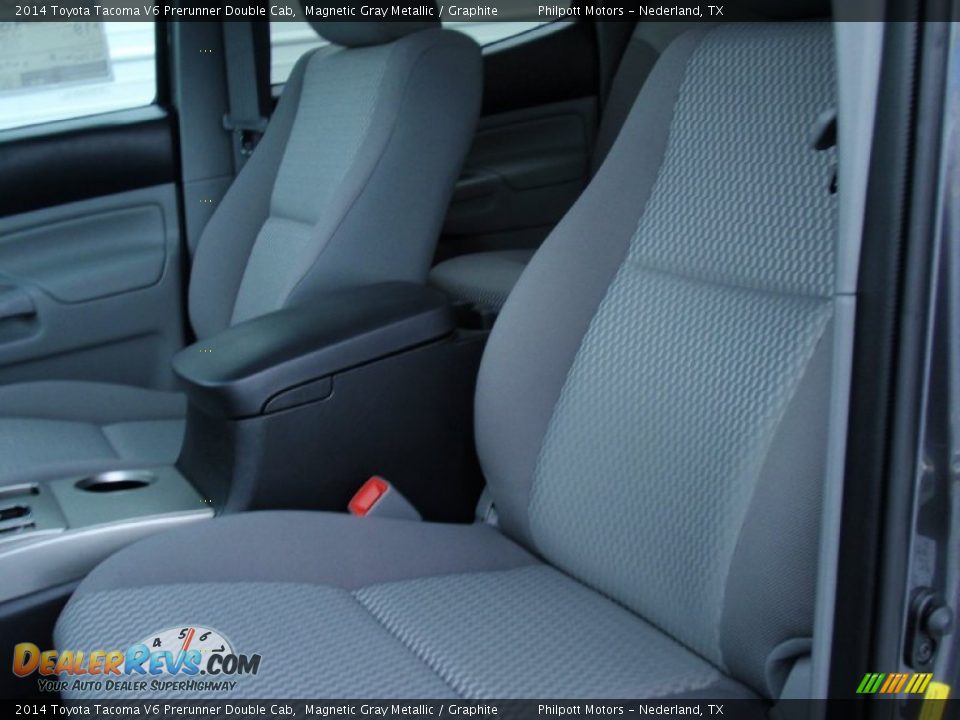 2014 Toyota Tacoma V6 Prerunner Double Cab Magnetic Gray Metallic / Graphite Photo #27