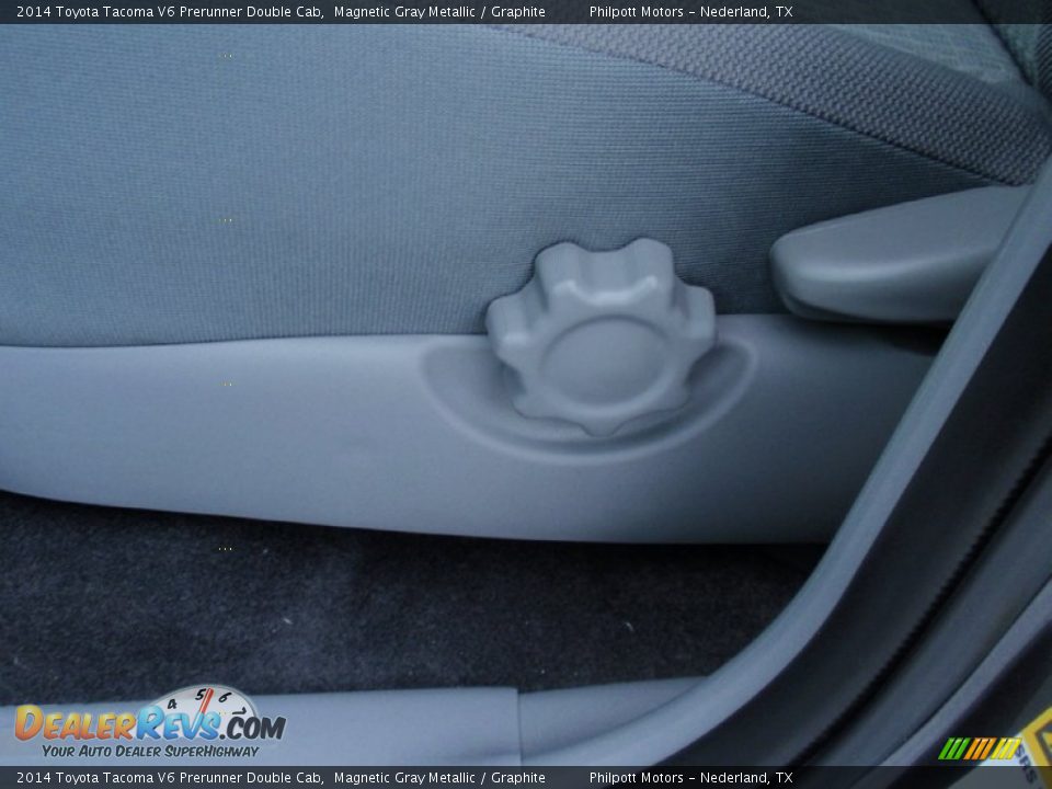 2014 Toyota Tacoma V6 Prerunner Double Cab Magnetic Gray Metallic / Graphite Photo #28