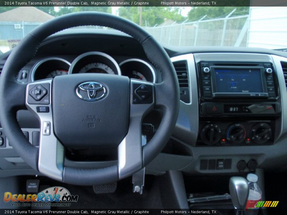 2014 Toyota Tacoma V6 Prerunner Double Cab Magnetic Gray Metallic / Graphite Photo #29