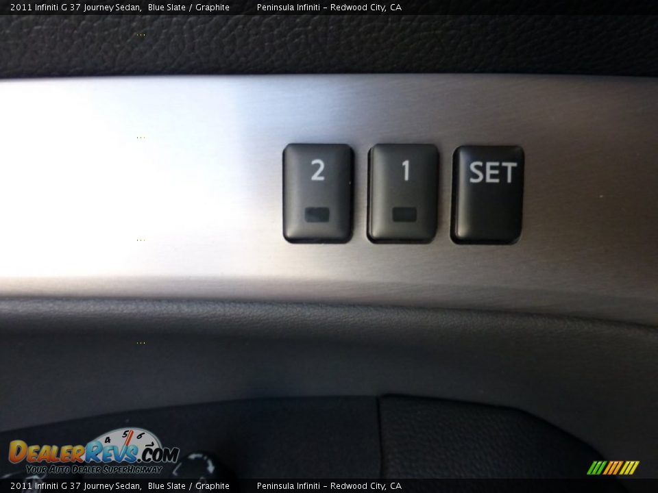 2011 Infiniti G 37 Journey Sedan Blue Slate / Graphite Photo #26