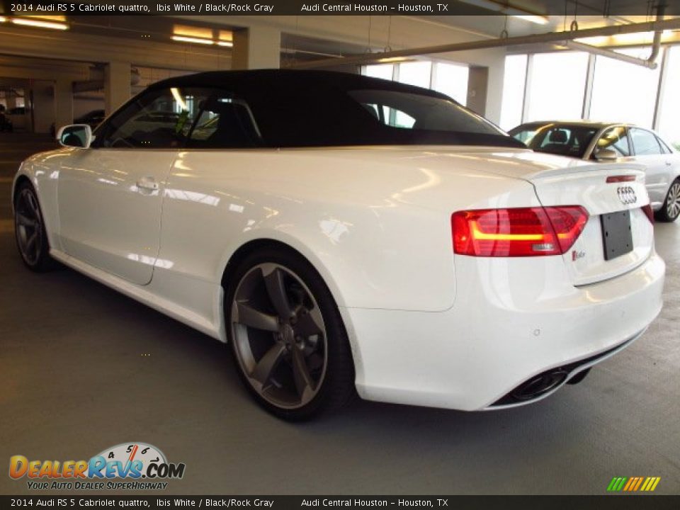 2014 Audi RS 5 Cabriolet quattro Ibis White / Black/Rock Gray Photo #4