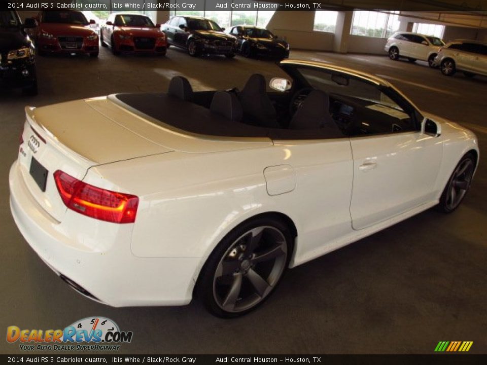 2014 Audi RS 5 Cabriolet quattro Ibis White / Black/Rock Gray Photo #9