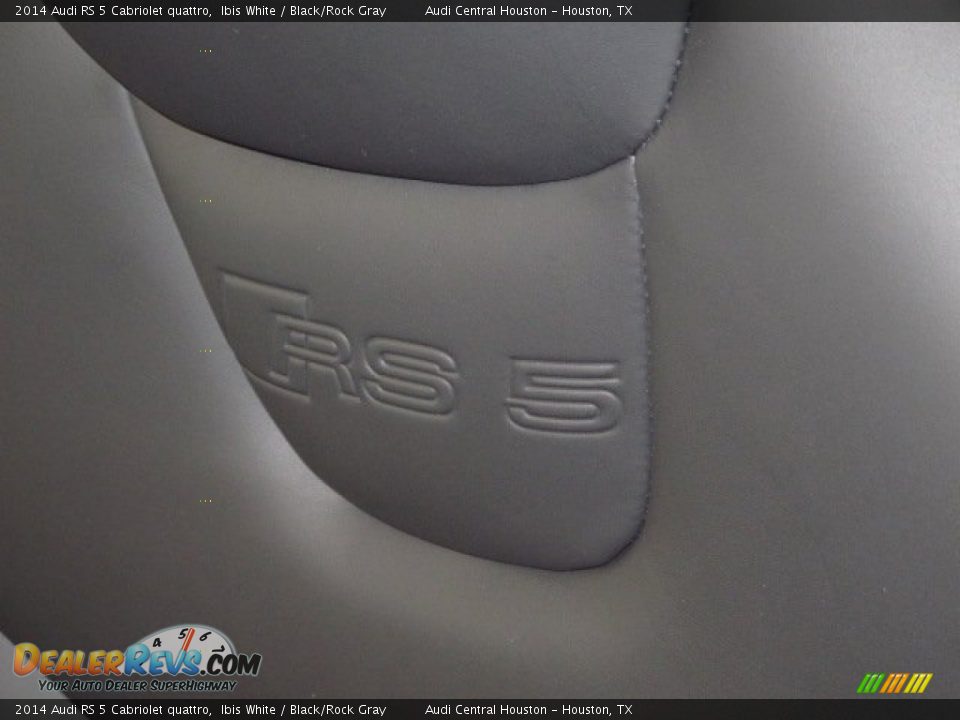 2014 Audi RS 5 Cabriolet quattro Ibis White / Black/Rock Gray Photo #17