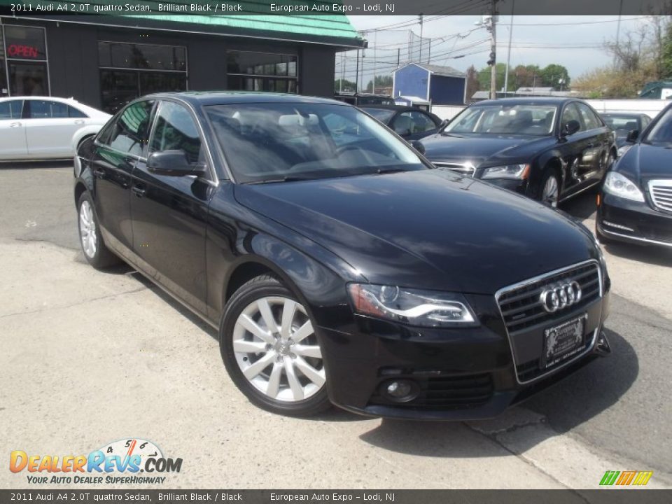 2011 Audi A4 2.0T quattro Sedan Brilliant Black / Black Photo #2