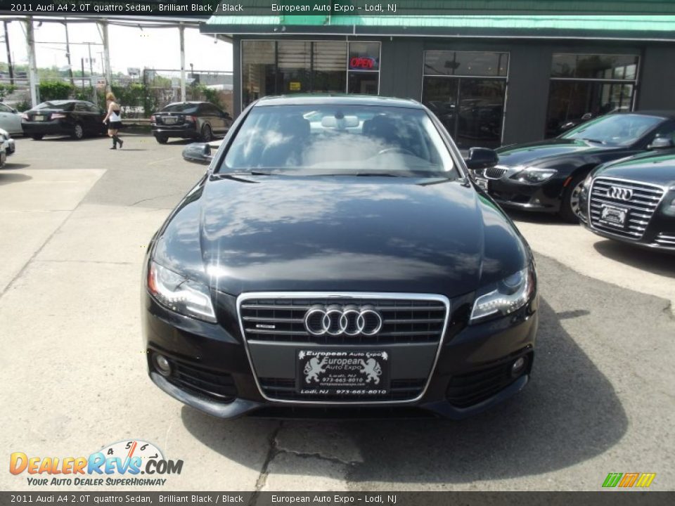2011 Audi A4 2.0T quattro Sedan Brilliant Black / Black Photo #7