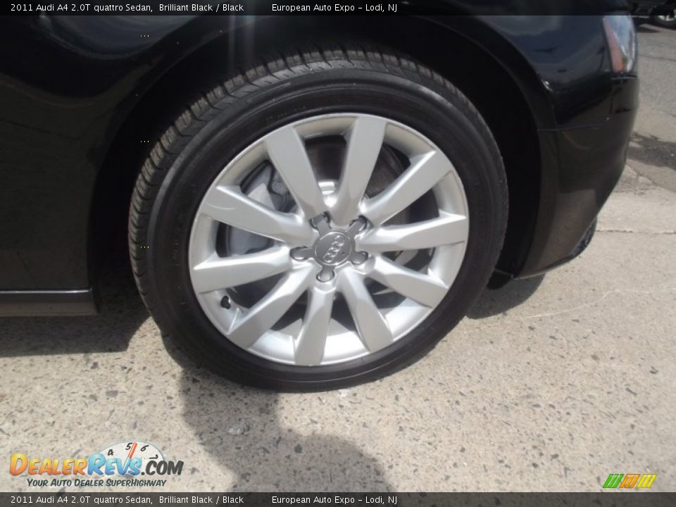 2011 Audi A4 2.0T quattro Sedan Brilliant Black / Black Photo #8