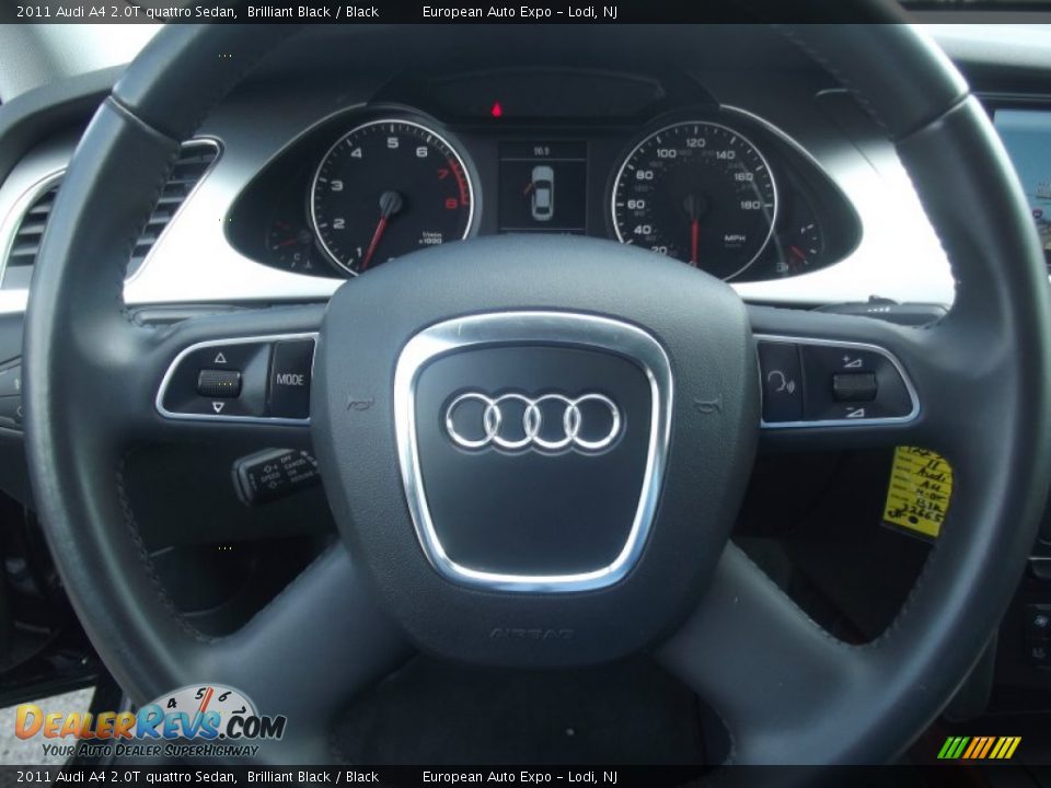 2011 Audi A4 2.0T quattro Sedan Brilliant Black / Black Photo #24