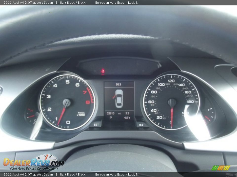 2011 Audi A4 2.0T quattro Sedan Brilliant Black / Black Photo #29