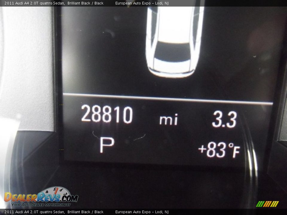 2011 Audi A4 2.0T quattro Sedan Brilliant Black / Black Photo #30