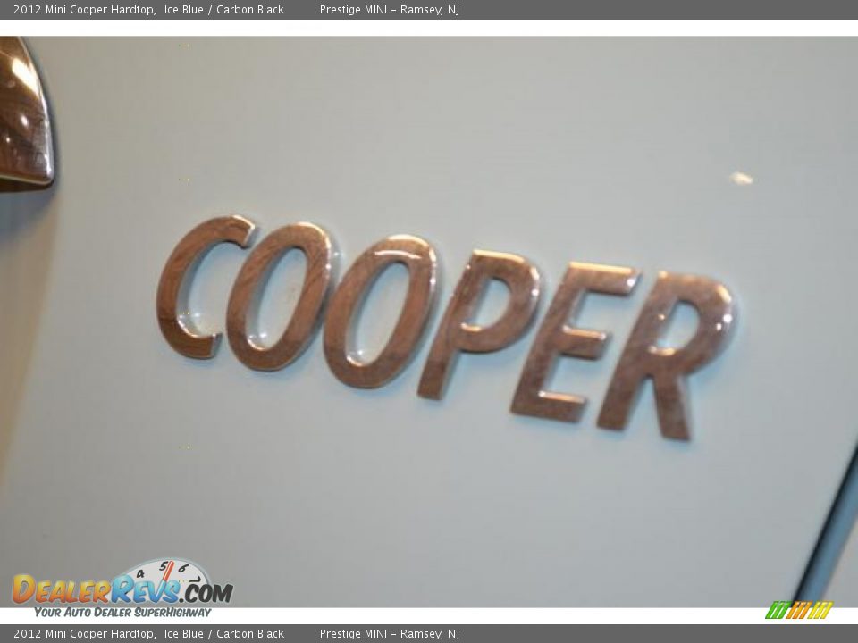 2012 Mini Cooper Hardtop Ice Blue / Carbon Black Photo #15