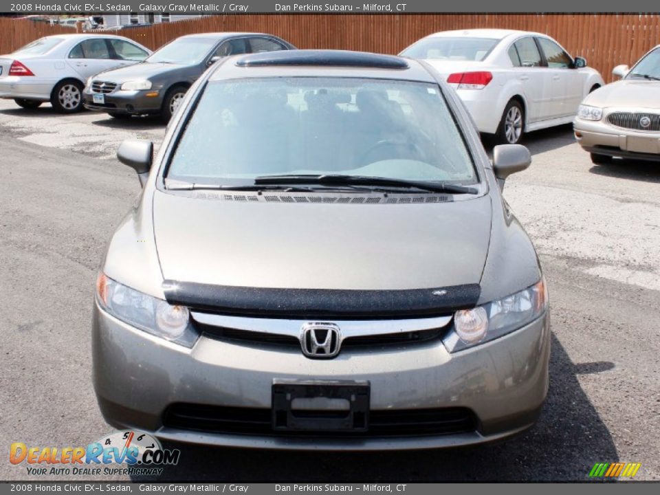 2008 Honda Civic EX-L Sedan Galaxy Gray Metallic / Gray Photo #2