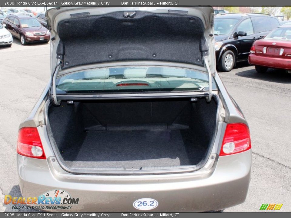 2008 Honda Civic EX-L Sedan Galaxy Gray Metallic / Gray Photo #8