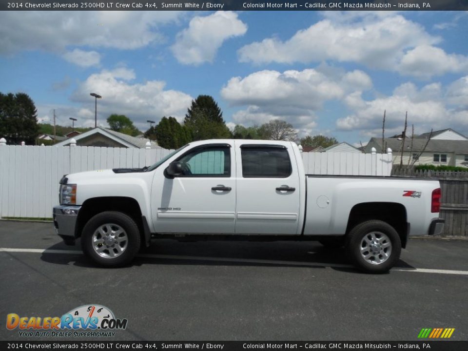 2014 Chevrolet Silverado 2500HD LT Crew Cab 4x4 Summit White / Ebony Photo #2