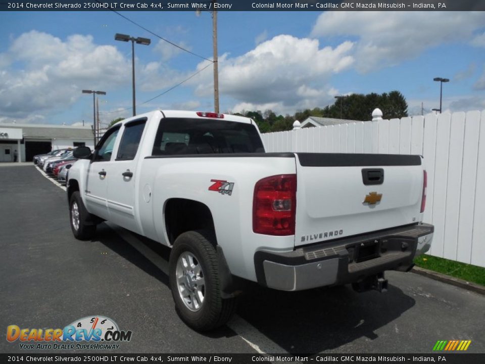 2014 Chevrolet Silverado 2500HD LT Crew Cab 4x4 Summit White / Ebony Photo #4