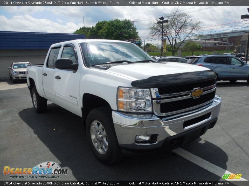 2014 Chevrolet Silverado 2500HD LT Crew Cab 4x4 Summit White / Ebony Photo #10