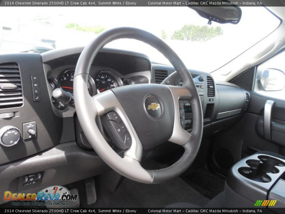 2014 Chevrolet Silverado 2500HD LT Crew Cab 4x4 Summit White / Ebony Photo #16