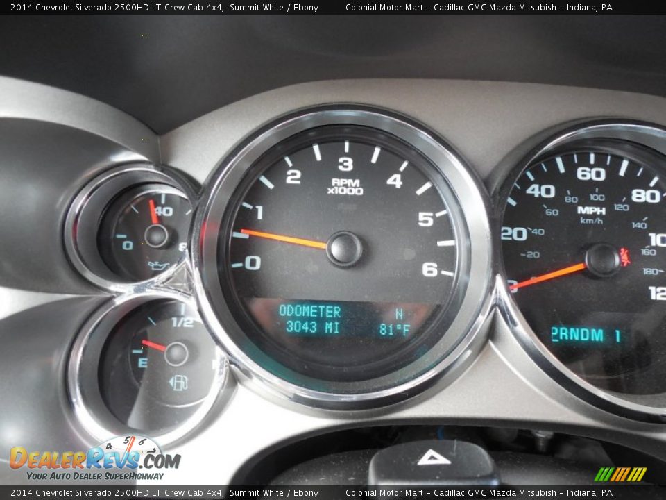 2014 Chevrolet Silverado 2500HD LT Crew Cab 4x4 Summit White / Ebony Photo #20