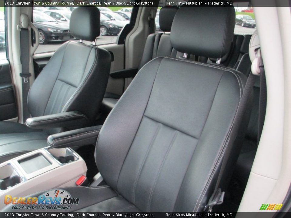 2013 Chrysler Town & Country Touring Dark Charcoal Pearl / Black/Light Graystone Photo #12