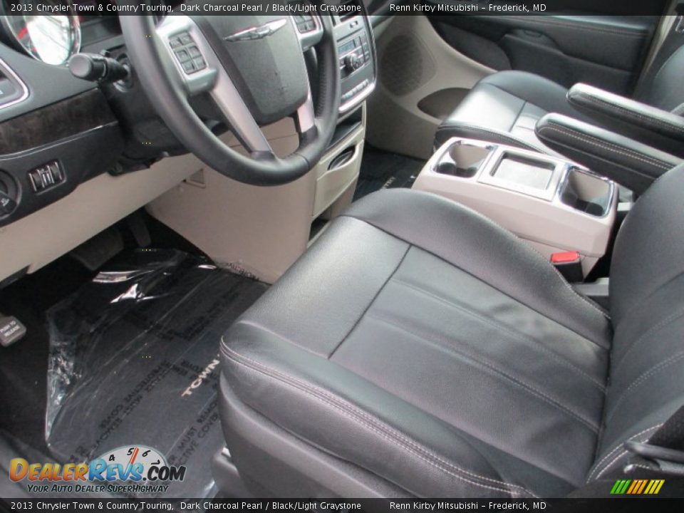 2013 Chrysler Town & Country Touring Dark Charcoal Pearl / Black/Light Graystone Photo #13