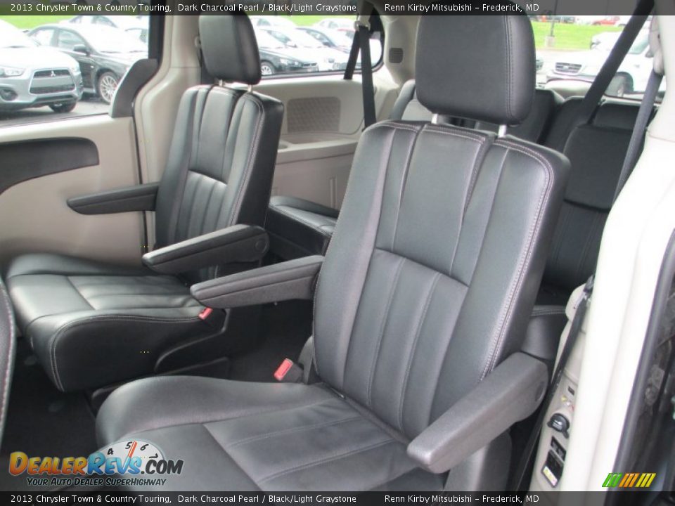 2013 Chrysler Town & Country Touring Dark Charcoal Pearl / Black/Light Graystone Photo #15