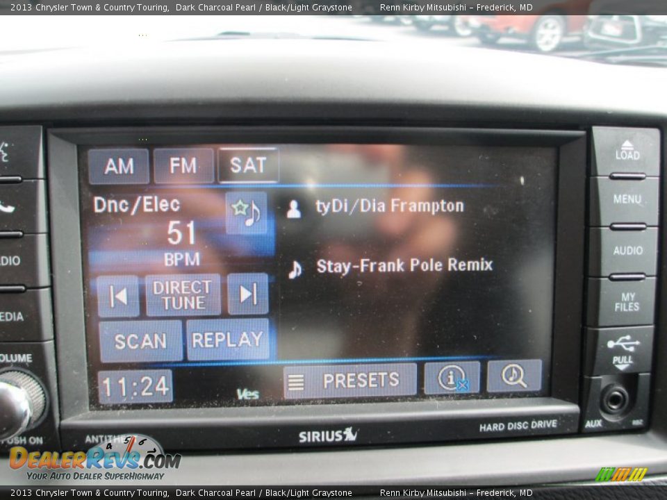 2013 Chrysler Town & Country Touring Dark Charcoal Pearl / Black/Light Graystone Photo #23