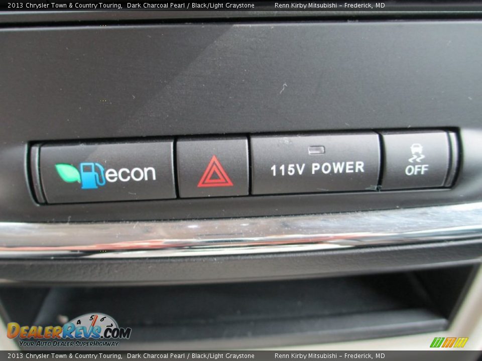2013 Chrysler Town & Country Touring Dark Charcoal Pearl / Black/Light Graystone Photo #30
