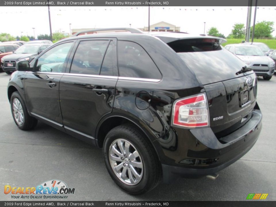 2009 Ford Edge Limited AWD Black / Charcoal Black Photo #5