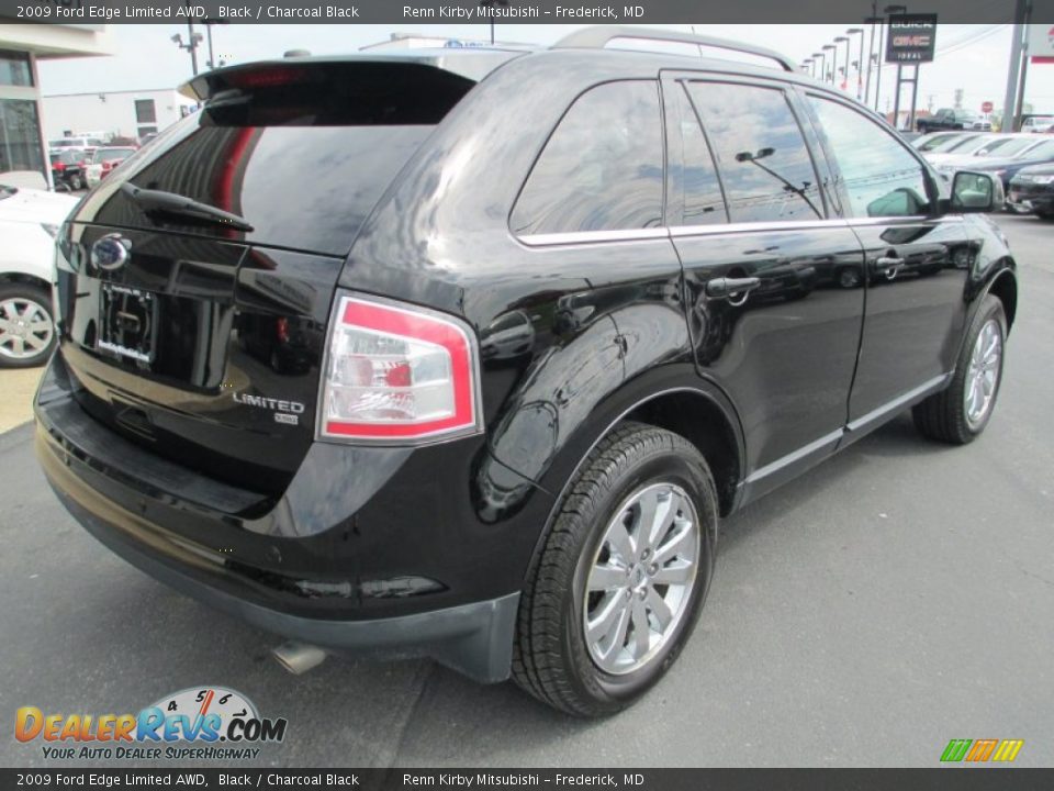 2009 Ford Edge Limited AWD Black / Charcoal Black Photo #7