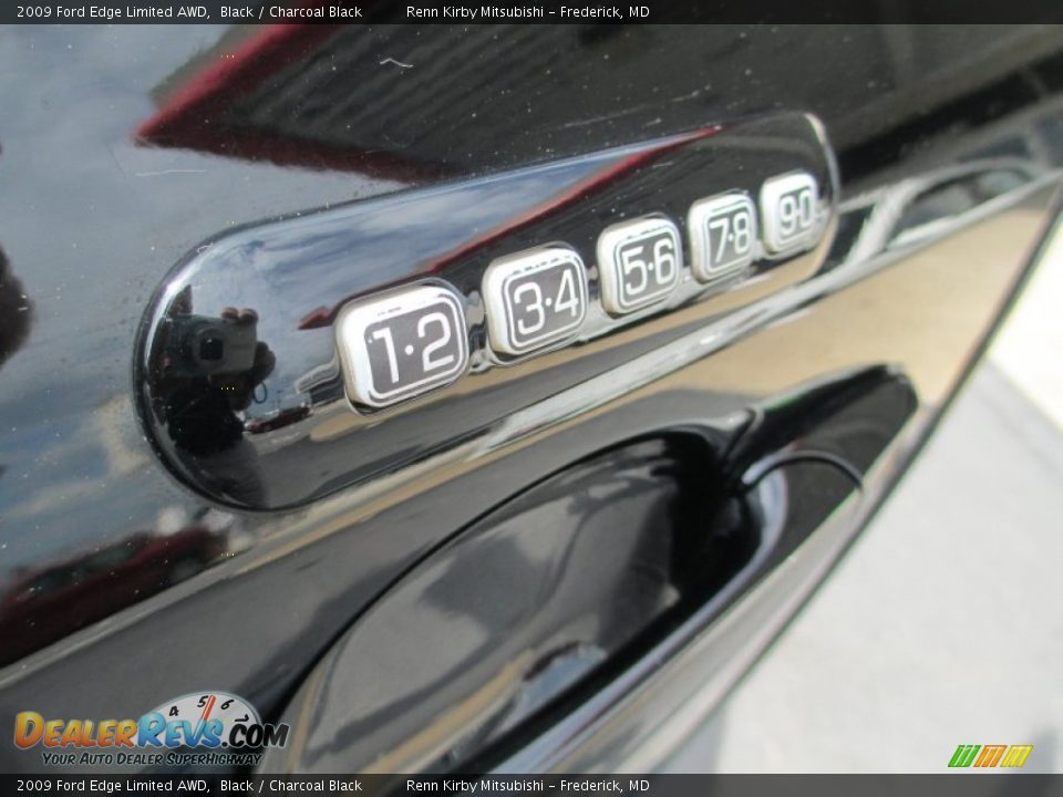 2009 Ford Edge Limited AWD Black / Charcoal Black Photo #12