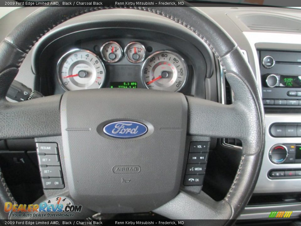 2009 Ford Edge Limited AWD Black / Charcoal Black Photo #21