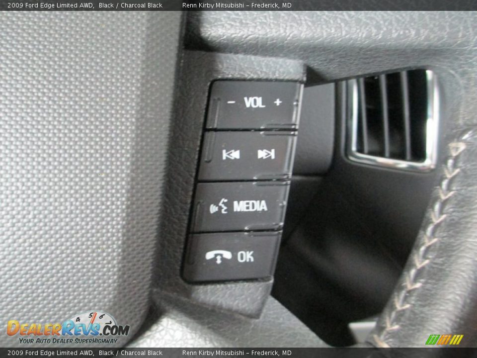 2009 Ford Edge Limited AWD Black / Charcoal Black Photo #31