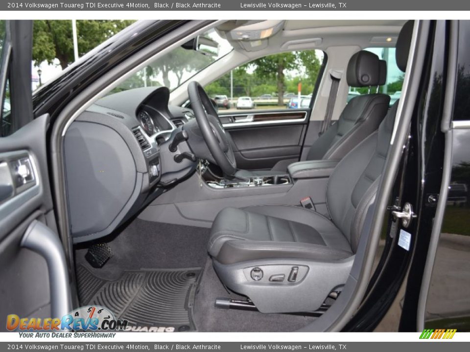 2014 Volkswagen Touareg TDI Executive 4Motion Black / Black Anthracite Photo #9