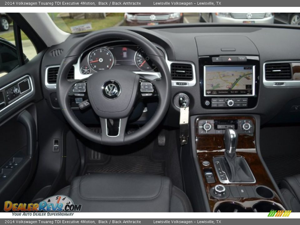 2014 Volkswagen Touareg TDI Executive 4Motion Black / Black Anthracite Photo #15
