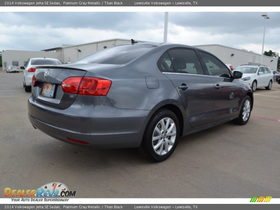 2014 Volkswagen Jetta SE Sedan Platinum Gray Metallic / Titan Black Photo #2