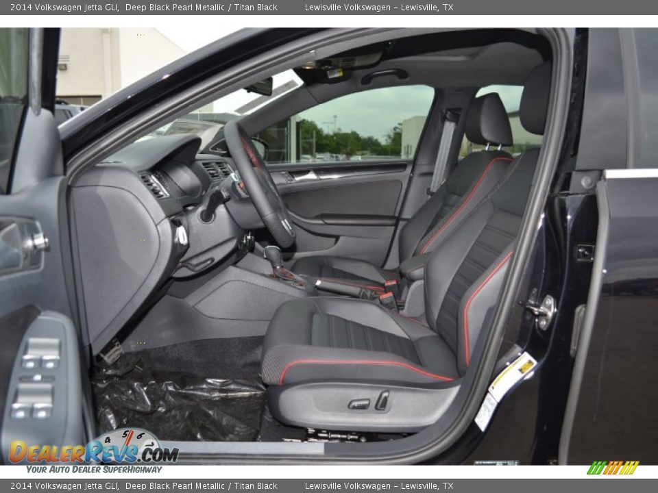 2014 Volkswagen Jetta GLI Deep Black Pearl Metallic / Titan Black Photo #3