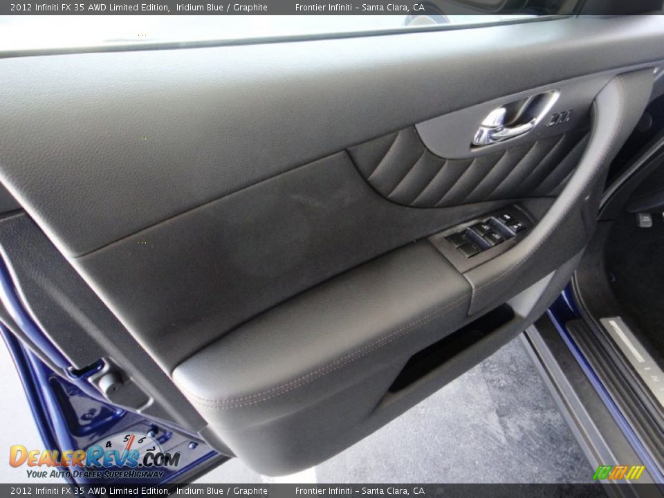 2012 Infiniti FX 35 AWD Limited Edition Iridium Blue / Graphite Photo #16