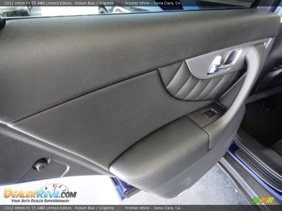 2012 Infiniti FX 35 AWD Limited Edition Iridium Blue / Graphite Photo #18