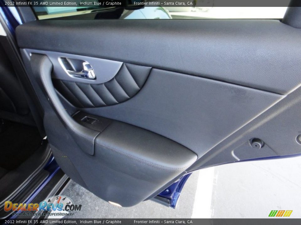 2012 Infiniti FX 35 AWD Limited Edition Iridium Blue / Graphite Photo #23