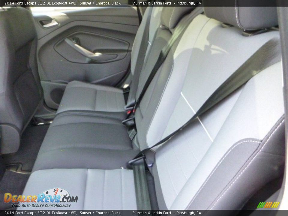 2014 Ford Escape SE 2.0L EcoBoost 4WD Sunset / Charcoal Black Photo #9