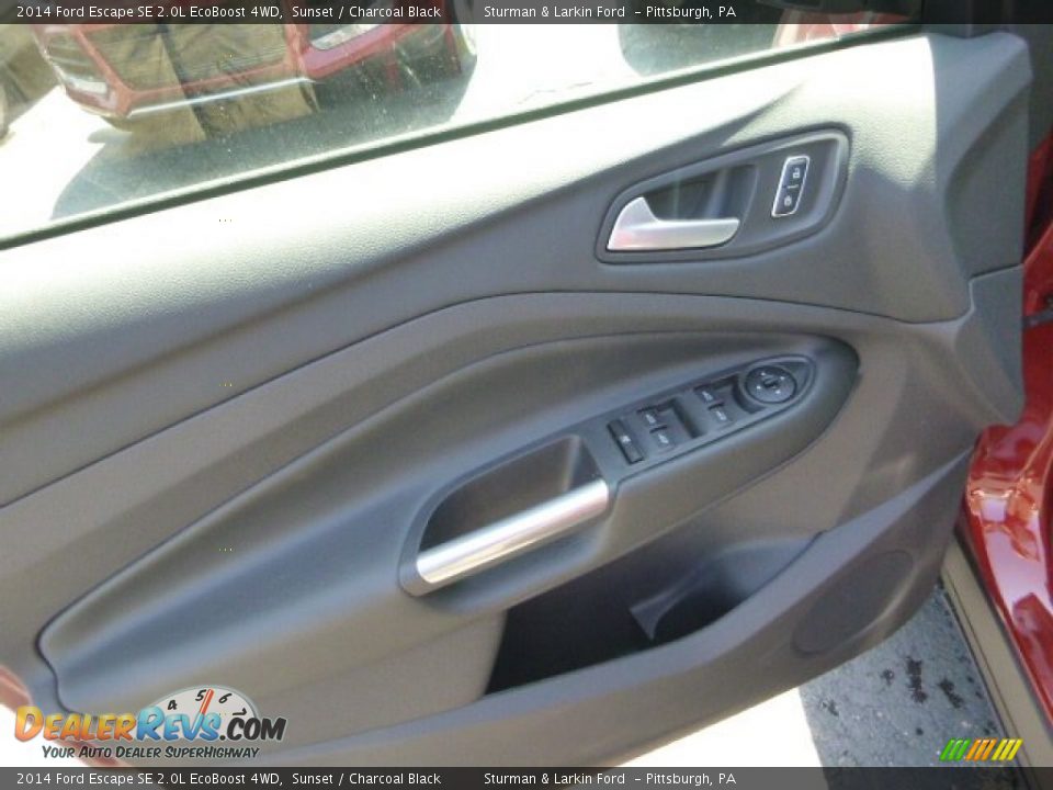 2014 Ford Escape SE 2.0L EcoBoost 4WD Sunset / Charcoal Black Photo #11