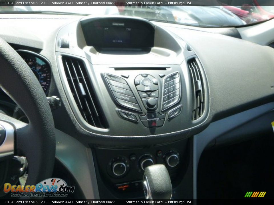 2014 Ford Escape SE 2.0L EcoBoost 4WD Sunset / Charcoal Black Photo #13